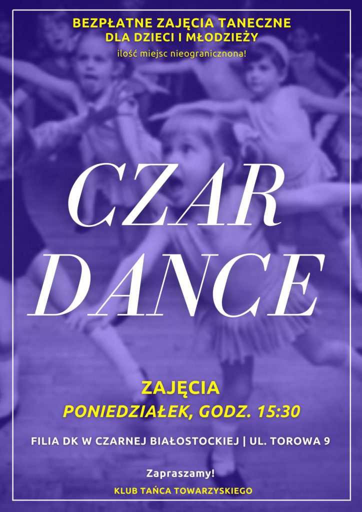 Purple Hiphop Dance Poster