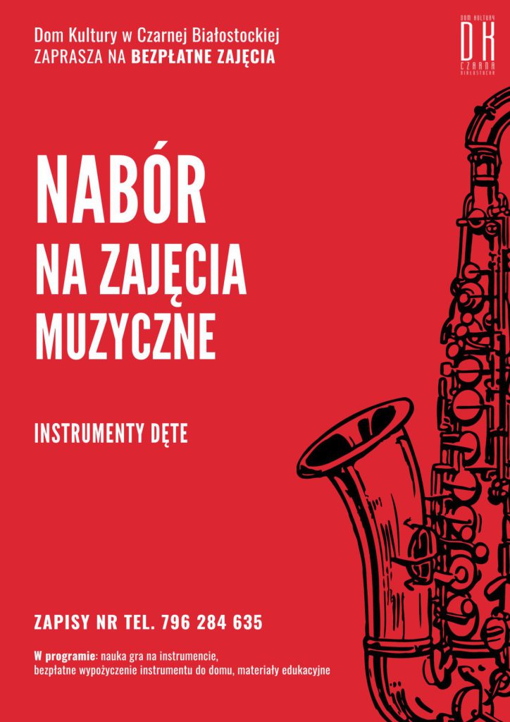 Red Saxophone Jazz Concert Flyer